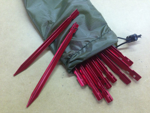 Aluminum Tent Stakes (Set of 10) 
