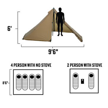 Cimarron Light 4p 2.0 (Single Door)