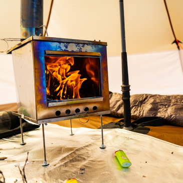 Medium U-Turn Ultralight Tent Stove & Stovepipe