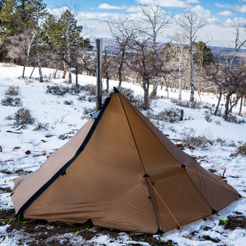 Silvertip winter camping