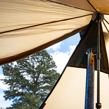 Silvertip stove jack interior