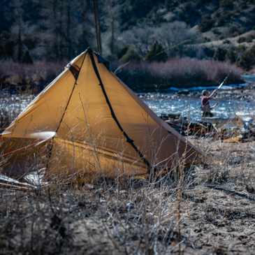 trekking pole tent- 4 person